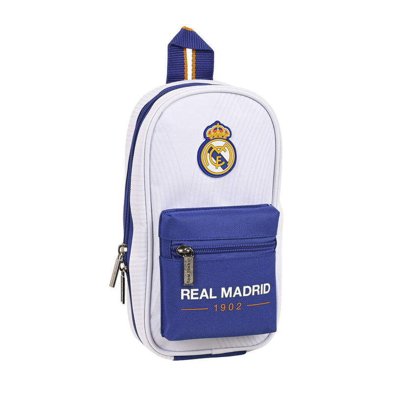 ESTUCHE CREMA MOCHILA C/4 PORT.LLENOS REAL MADRID 1ª EQUIP. 21/22 412154747 23*12 SAFTA22