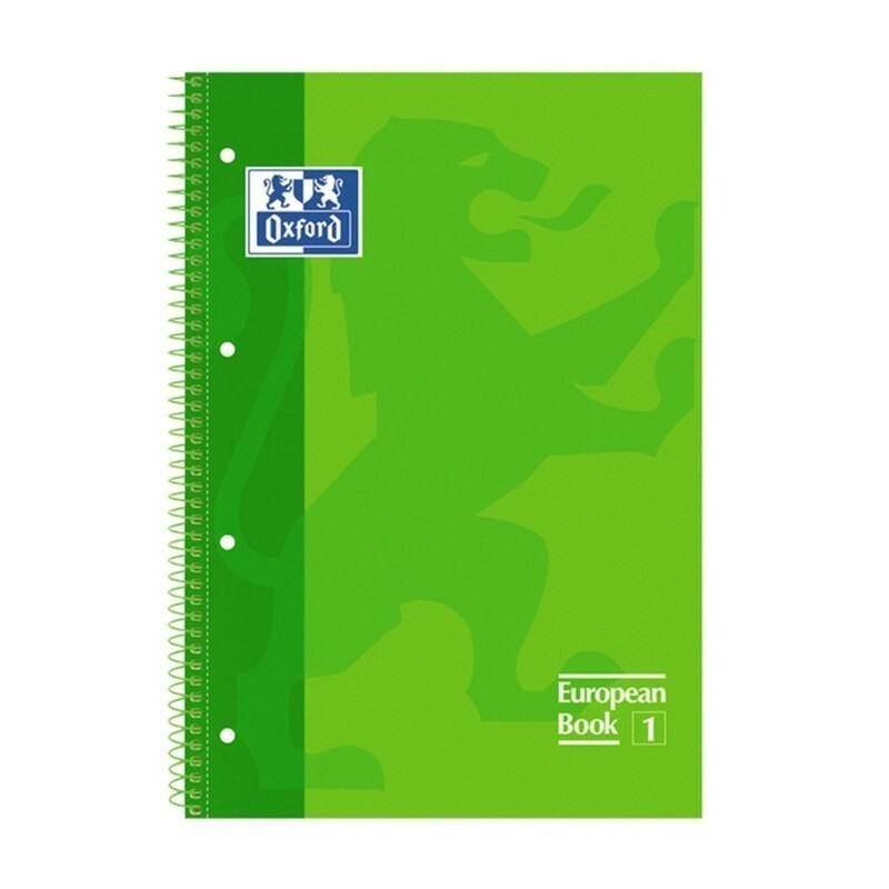 CUADERNO ENRI OXFORD SCHOOL EUROPEAN A-4  80H 5*5 VERDE 100430199