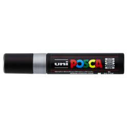 MARCADOR UNI-BALL POSCA PC-17K BISEL EXTRA GRUESO 15MM PLATA (26)