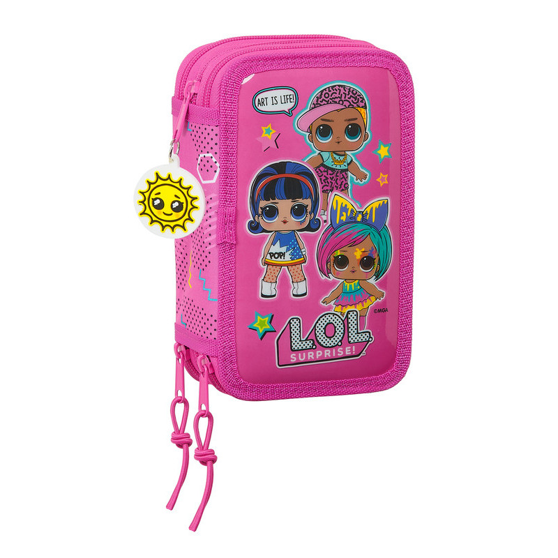 ESTUCHE CREMA TRIPLE 36 PCS LOL SURPRISE! "ART CLUB" 412120857 19,5*12,5 SAFTA22