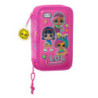ESTUCHE CREMA DOBLE PEQ 28 PCS LOL SURPRISE! "ART CLUB" 412120854 19,5*12,5 SAFTA22