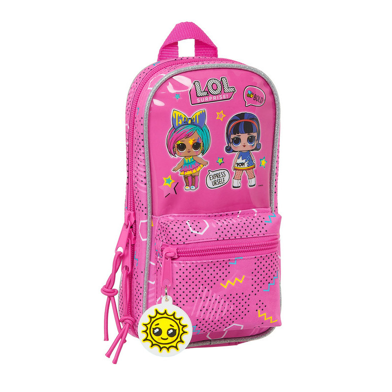 ESTUCHE CREMA MOCHILA C/4 PORT.VACIO LOL SURPRISE! "ART CLUB" 412120847 23*12 SAFTA22