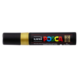 MARCADOR UNI-BALL POSCA PC-17K BISEL EXTRA GRUESO 15MM ORO (25)