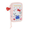 ESTUCHE CREMA DOBLE PEQ 28 PCS HELLO KITTY "HAPPINESS GIRL" 412116854 19,5*12,5 SAFTA22