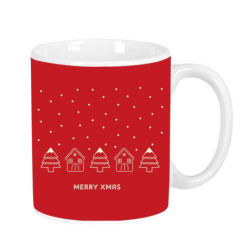 TAZA GRANDE CASITAS MERRY XMAS 342505914 SAFTA25 SEPTIEMBRE