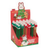 DISPLAY 36 BOLIGRAFOS OSITO ROJO FELICES FIESTAS 3425031028 SAFTA25 SEPTIEMBRE