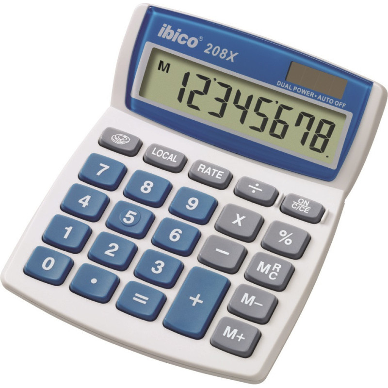 CALCULADORA SOBREMESA 8 DIG. 208X IBICO