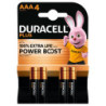 PILAS DURACELL PLUS AAA (MN2400) BLISTER 4
