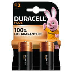 PILAS DURACELL PLUS C (LR14) BLISTER 2