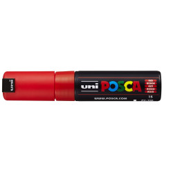 MARCADOR UNI-BALL POSCA PC-7M PUNTA REDONDA 4,5-5,5MM ROJO (15)