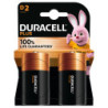 PILAS DURACELL PLUS D (LR20) BLISTER 2