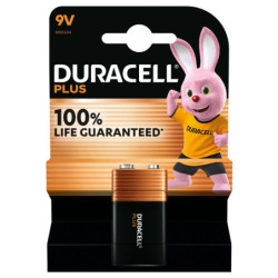 PILAS DURACELL PLUS 9V BLISTER 1 UN (6LF22)