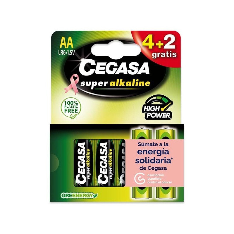 PILA CEGASA S.ALK LR6 4+2 GRTS CANCER MAMA