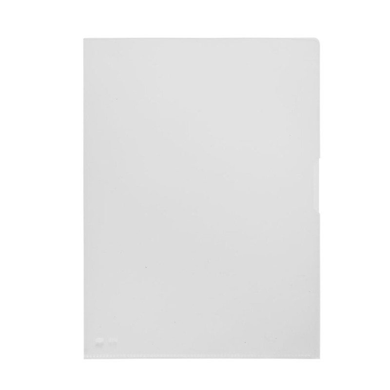 DOSSIER UÑERO PARDO FOLIO TRANSPARENTE POLIPROPILENO CAJA 100U 611000