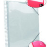 CARPETA ESCAPARATE A-4 PRYSE 20 FUNDAS ESPIRAL KANGURO COLOR TRANSPARENTE 4240021 UNIDAD