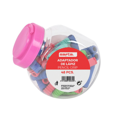BOTE 48 PCS. ADAPTADOR DE LAPIZ SURTIDO SAFTA SAFTA26 3422051073 12X10 UNIDAD