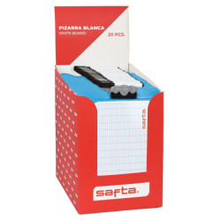 EXPOSITOR 20 PCS. PIZARRA BLANCA SAFTA SAFTA26 3422051067 29X21 UNIDAD