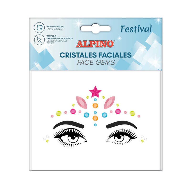 SET CRISTALES FACIALES FESTIVAL ALPINO DL000631 BLISTER