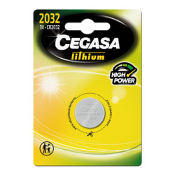 PILA CEGASA LITIO BOTON CR2032 3V BT BLISTER POESSA