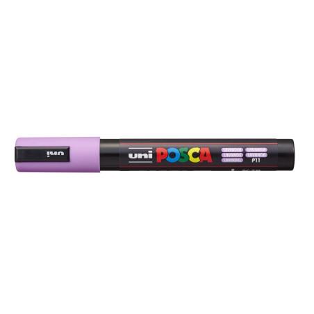 MARCADOR UNI-BALL POSCA PC-5M PUNTA REDONDA 1,8-2,5MM LAVANDA (P11)