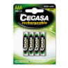 PILAS CEGASA RECARGABLE HR03 1000 mAh 1 2V BLISTER 4u. POESSA
