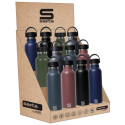 EXPOSITOR BOTELLAS METAL 600ML SAFTA COLORES OSCUROS SAFTA25 ENERO 322530999
