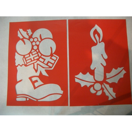 PLANTILLA NIEVE PARA CRISTALES 37785 ^