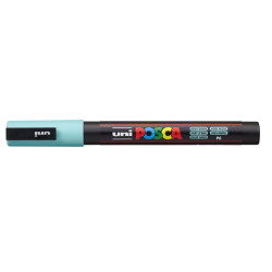 MARCADOR UNI-BALL POSCA PC-3M PUNTA REDONDA 0,9-1,3MM VERDE MARINO (P6)