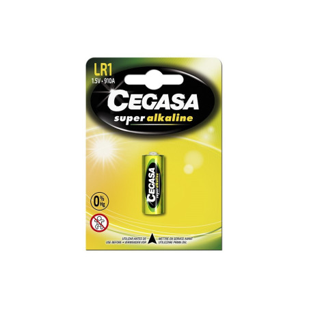 PILA CEGASA SUPER ALCALINA LR1 BLISTER 1 UD. POESSA