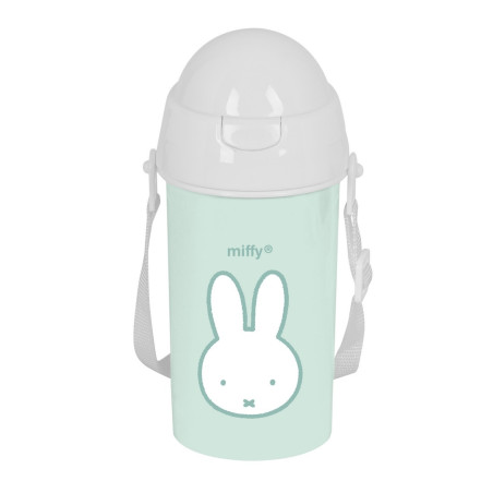 BOTELLA 500ML APERTURA AUTOM. CON PAJITA MIFFY "MENTA" SAFTA25 ENERO 312490899