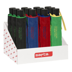 EXPOSITOR PARAGUAS PLEGABLE AUTOM. 52 CM BENETTON "POP" SAFTA23 ENERO 312352919