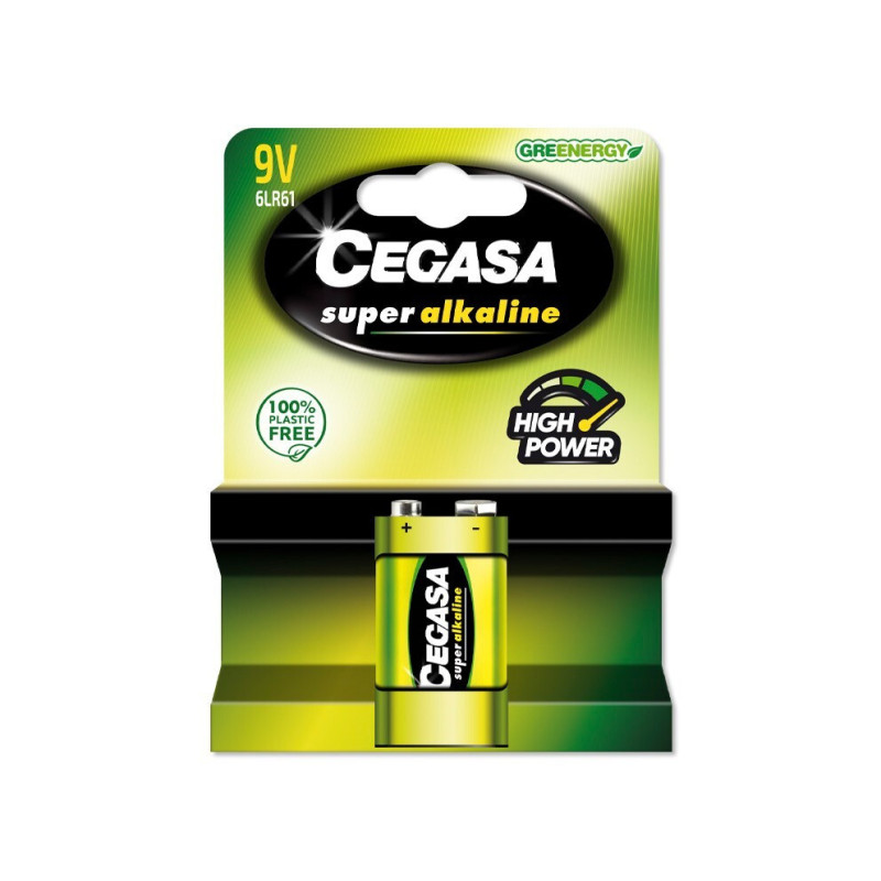 PILA CEGASA SUPER ALCALINA 6LR61 BLISTER 1 UD. POESSA
