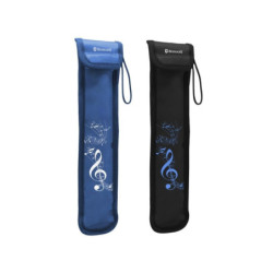 FUNDA FLAUTA BISMARK VELCRO COLORES SURTIDOS BASIC 332967 POESSA