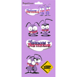 BLISTER 4 PEGATINAS EL HORMIGUERO TEEN SAFTA23 ENERO 312298913