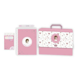 LIBRO + MALETIN PRIMERA COMUNION NIÑA POESSA SET 333877 POESSA