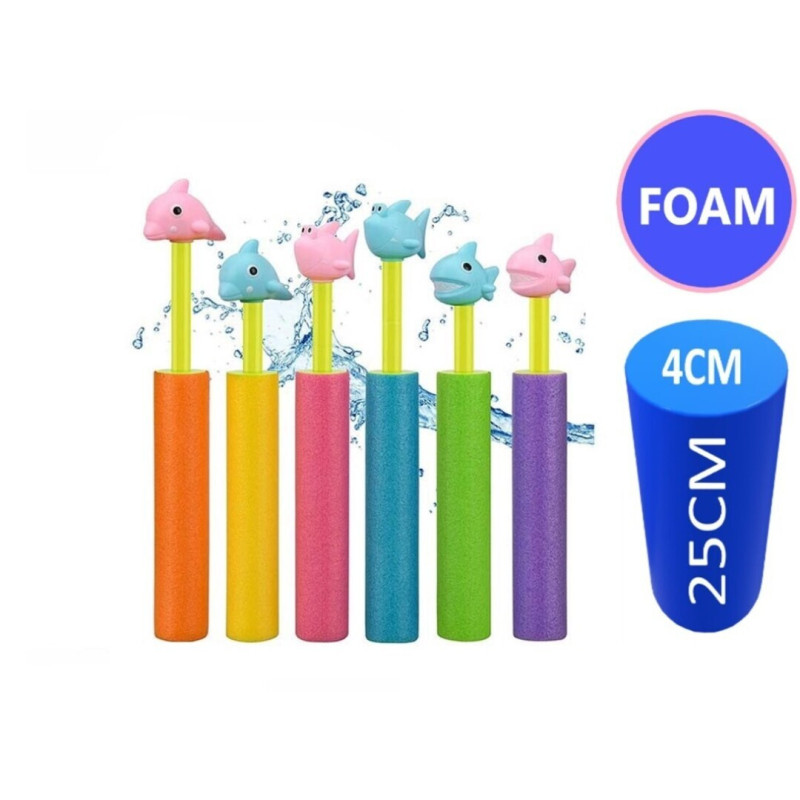 PISTOLA AGUA BISMARK BEACH 25CM+4CM PECES SURTIDOS 381682 UNIDAD