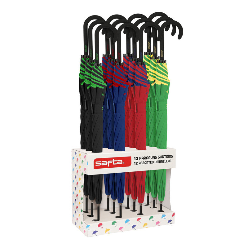 EXPOSITOR PARAGUAS AUTOMATICO 60 CM BENETTON "LOVE" SAFTA23 ENERO 312350919