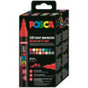 MARCD. POSCA PC-5BR 1 - 4 MM CAJA 16u. SURTIDO UNIBALL