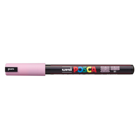 MARCADOR UNI-BALL POSCA PC-1MR PUNTA EXTRA FINA 0,7MM ROSA CLARO (51)