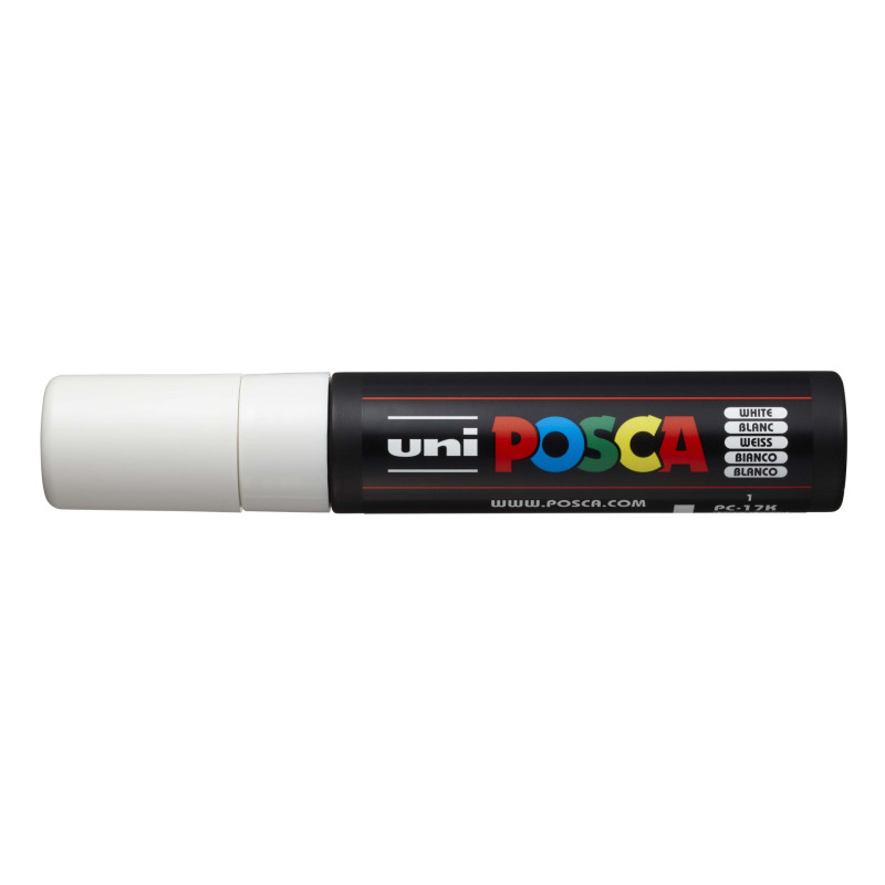 MARCADOR UNI-BALL POSCA PC-17K BISEL EXTRA GRUESO 15MM BLANCO (1)