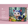LIENZO ALEX BOG PINTAR POR NUMEROS 40*50 GATO AZUL SG-0893