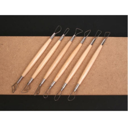 MOLDEADOR VACIADOR PARA ARCILLA PRYSE JUEGO 6U