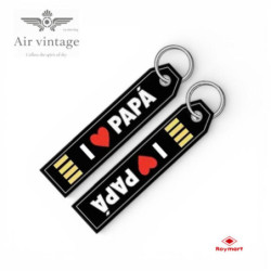 LLAVERO TELA ALEX BOG I LOVE PAPA EF-100 UNIDAD