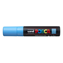 MARCADOR UNI-BALL POSCA PC-17K BISEL EXTRA GRUESO 15MM AZUL CLARO (8)