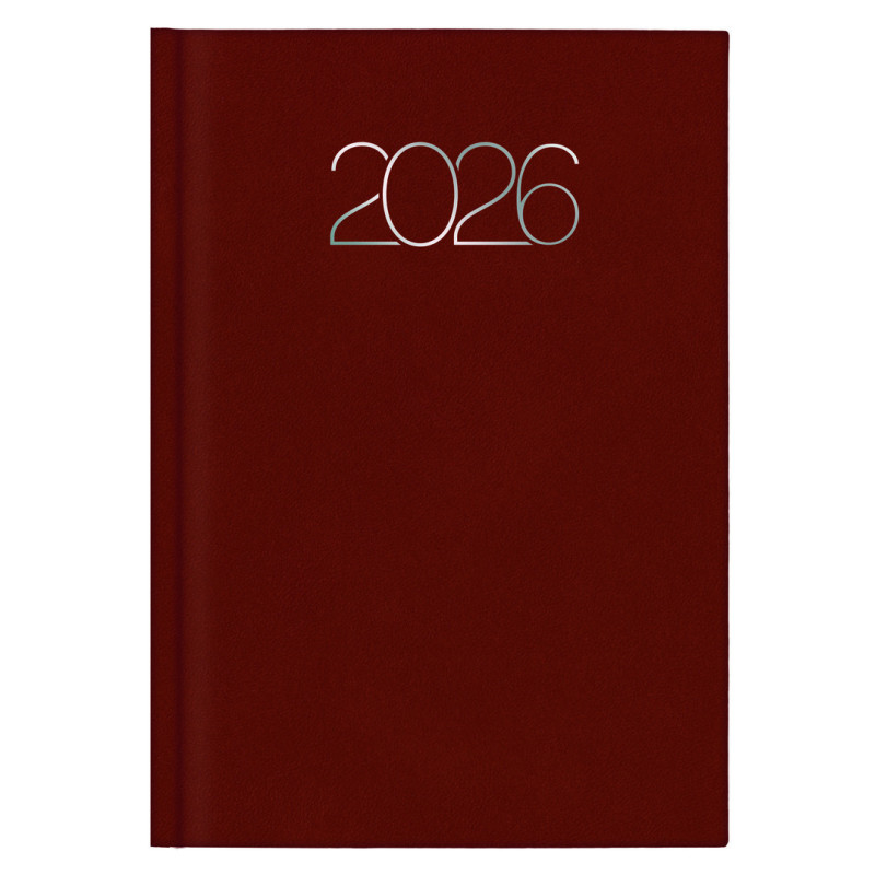 D07-DIETARIO BASE ITAL26 2026 PREMIUM  MARRON-321 D/P 14’5X20’5 CM 0D0758321