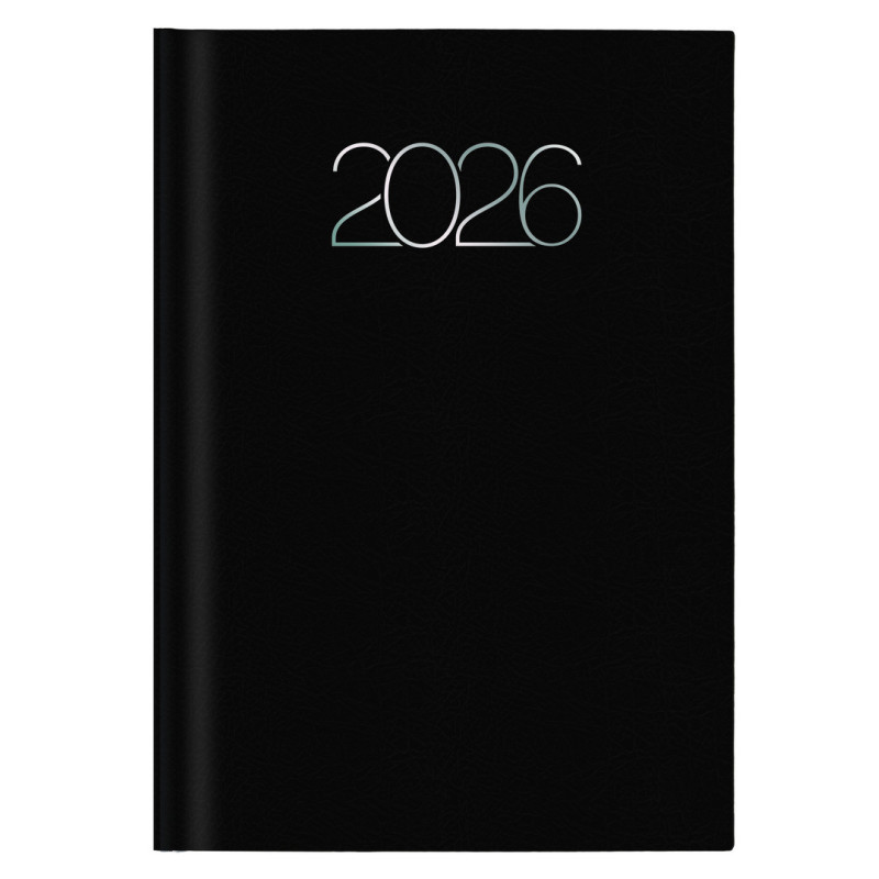 D07-DIETARIO BASE ITAL26 2026 PREMIUM NEGRO-618 D/P 14’5X20’5 CM 0D0758618