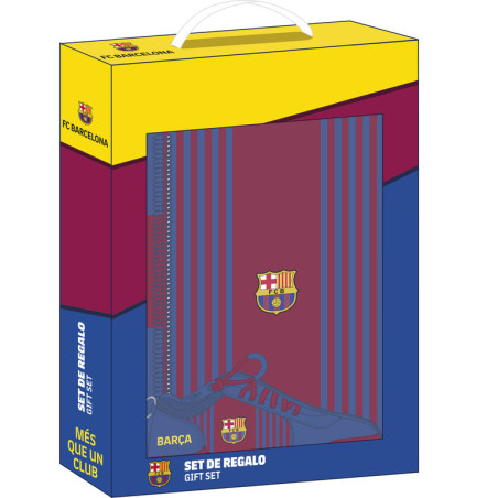 SET DE REGALO PEQ. F.C.BARCELONA 1ª EQUIP. 21/22 312129587 35*28 SAFTA22