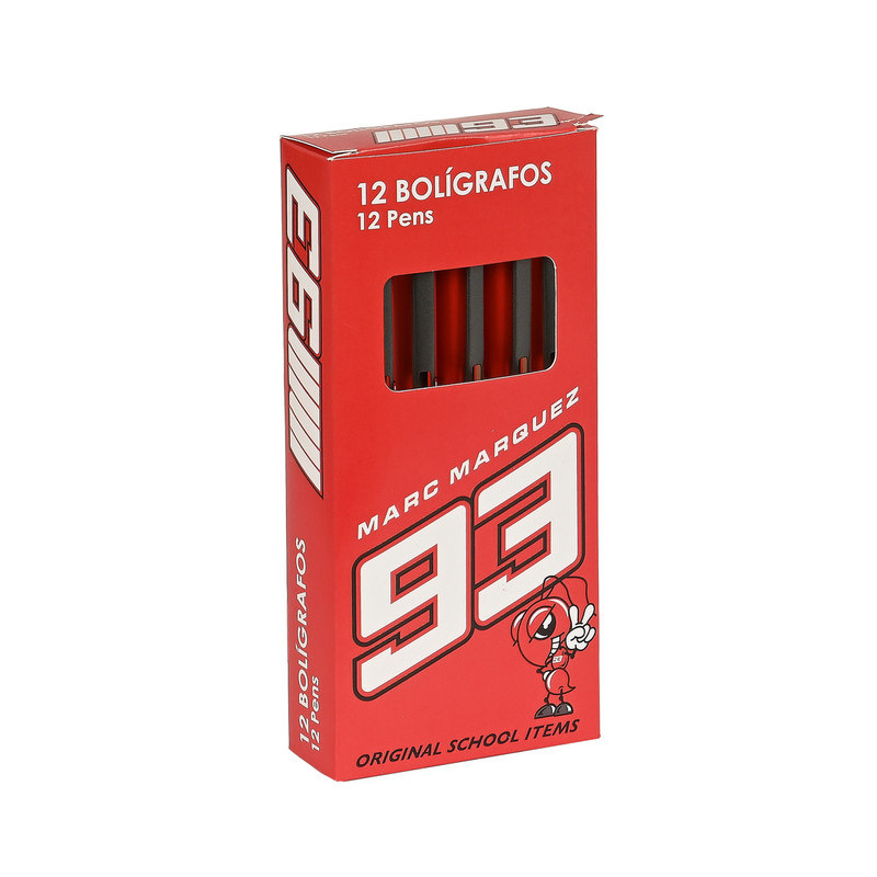 CAJA BOLIGRAFOS 12 PCS MARC MARQUEZ 312097169 13,7*6,5 SAFTA22