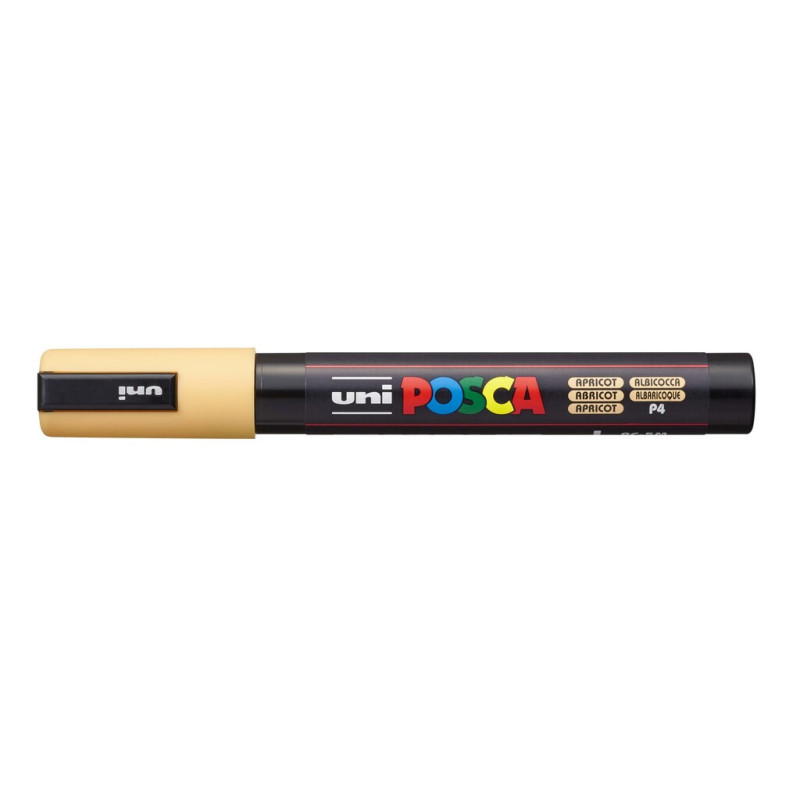 MARCADOR UNI-BALL POSCA PC-5M PUNTA REDONDA 1,8-2,5MM ALBARICOQUE -P4-