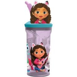 VASO FIGURITA 3D 360ML GABBY'S DOLLHOUSE "PARTY" SAFTA25 ENERO 21266